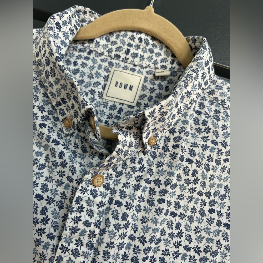 Men’s Rowm Floral Button Up